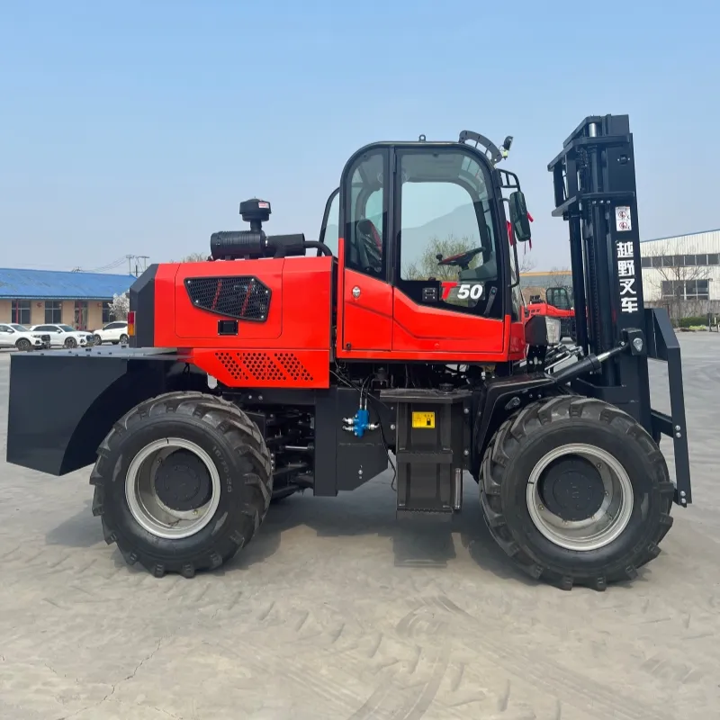 5t Rear-Steering Rough Terrain Forklift