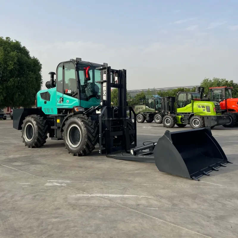 5t Rear-Steering Rough Terrain Forklift