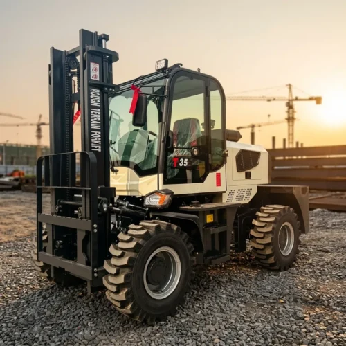 3.5t Rear-Steering Rough Terrain Forklift