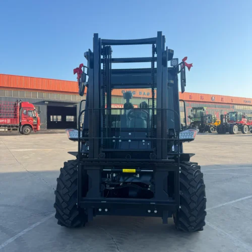 3.5t Rear Wheel Steering Rough Terrain Forklift