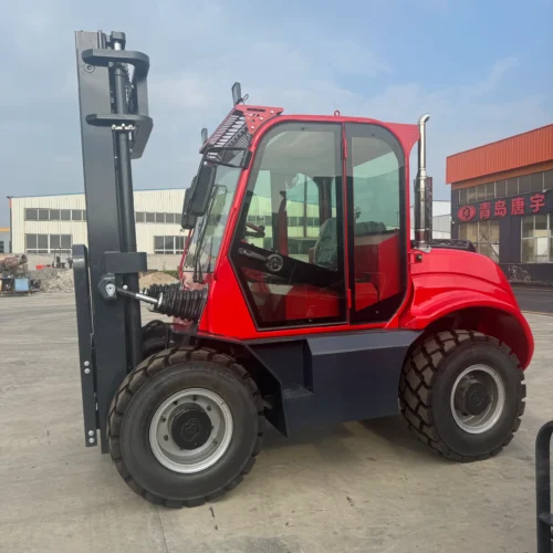 3.5t Cast Iron Counterweight Rough Terrain Forklift