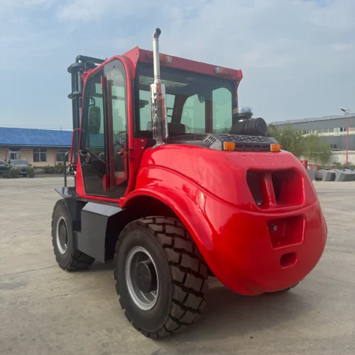 3.5t Cast Iron Counterweight Rough Terrain Forklift