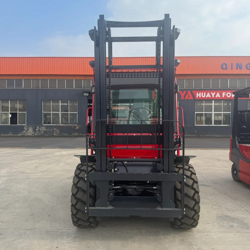 3.5t Cast Iron Counterweight Rough Terrain Forklift